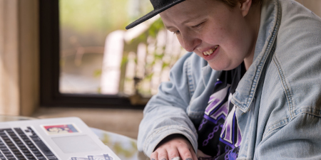 Student working at Fircroft